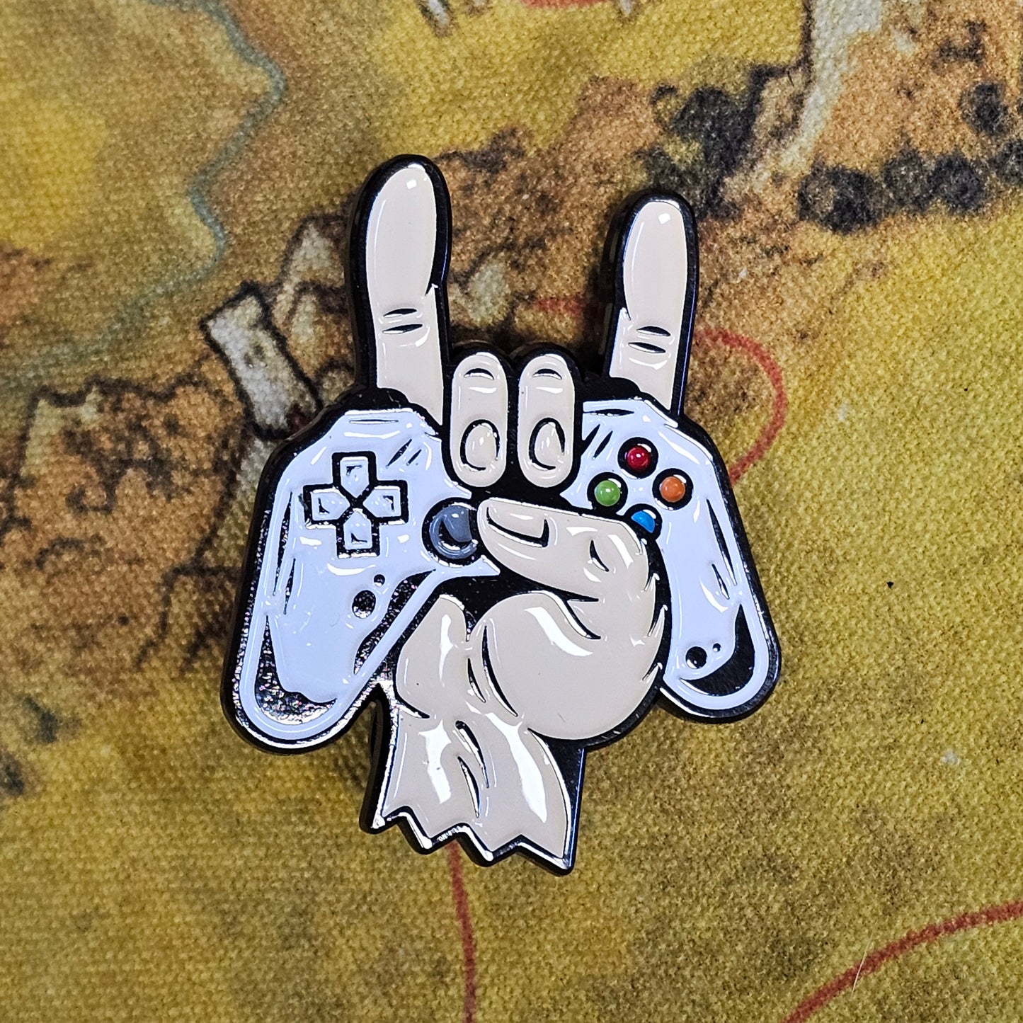 152: Gamer Rock Pin