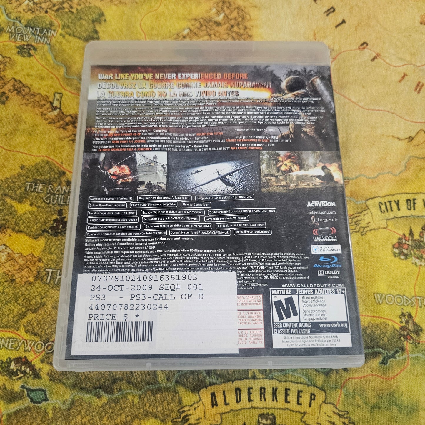 068: Call of Duty: World at War - PS3