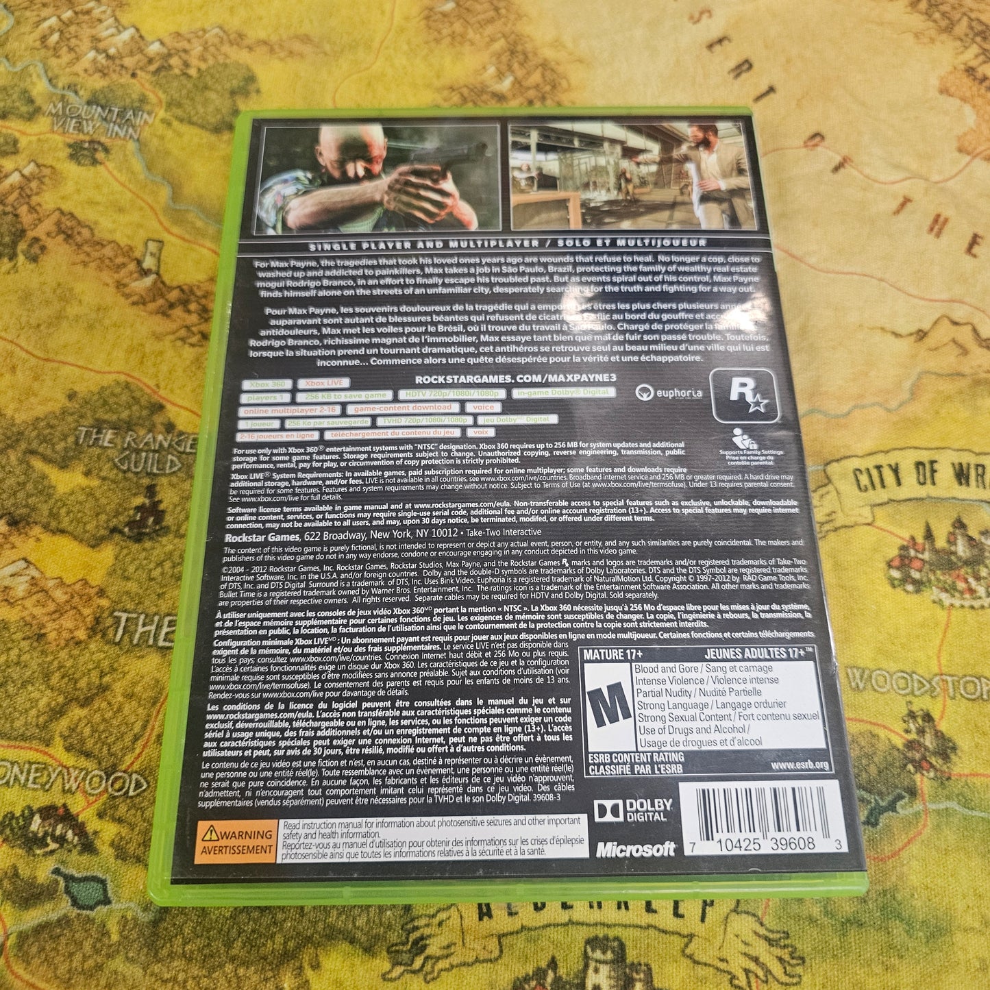 054: Max Payne 3  - XBox 360
