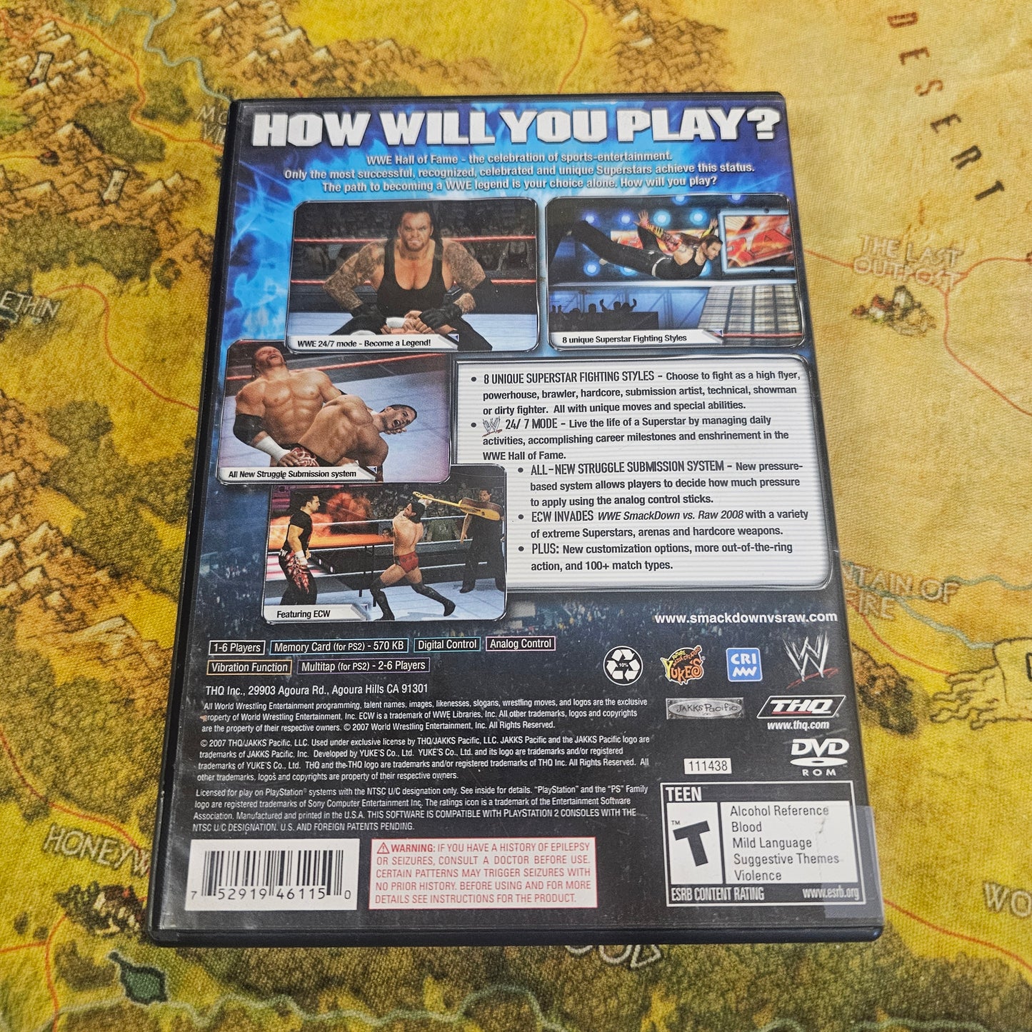 044: WWE SmackDown vs. Raw 2008 - PS2