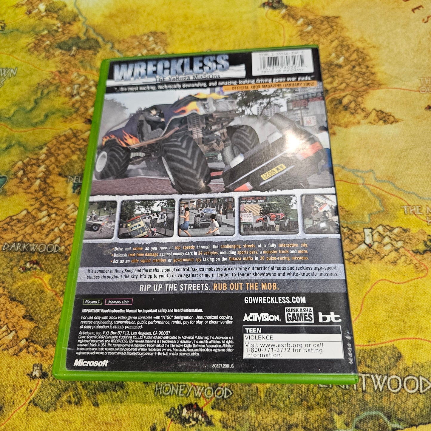 033: Wreckless: The Yakuza Missions - XBox