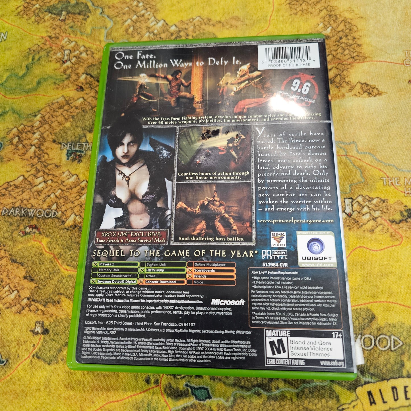 032: Prince of Persia: Warrior Within - XBox