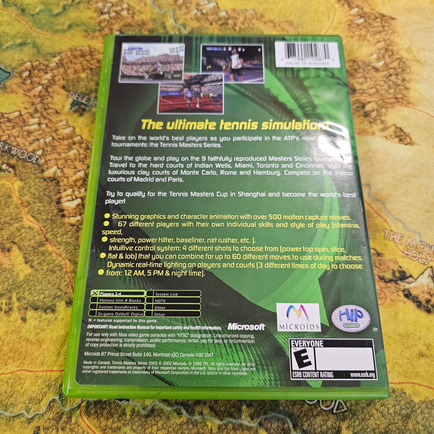 027: Tennis Master Series 2003 - XBox