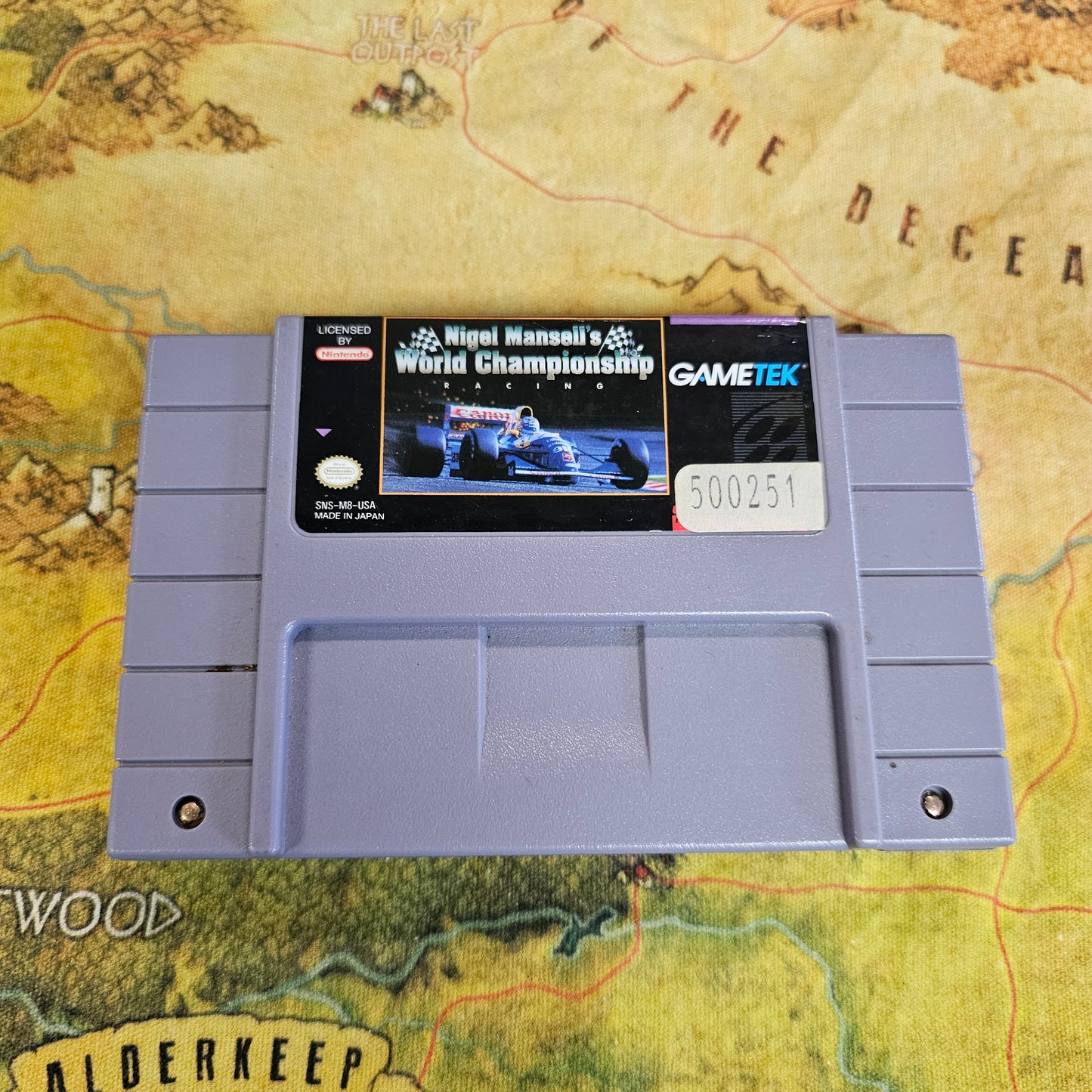 082: Nigel Mansell's World Championship Racing - SNES