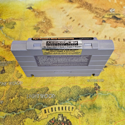 082: Nigel Mansell's World Championship Racing - SNES