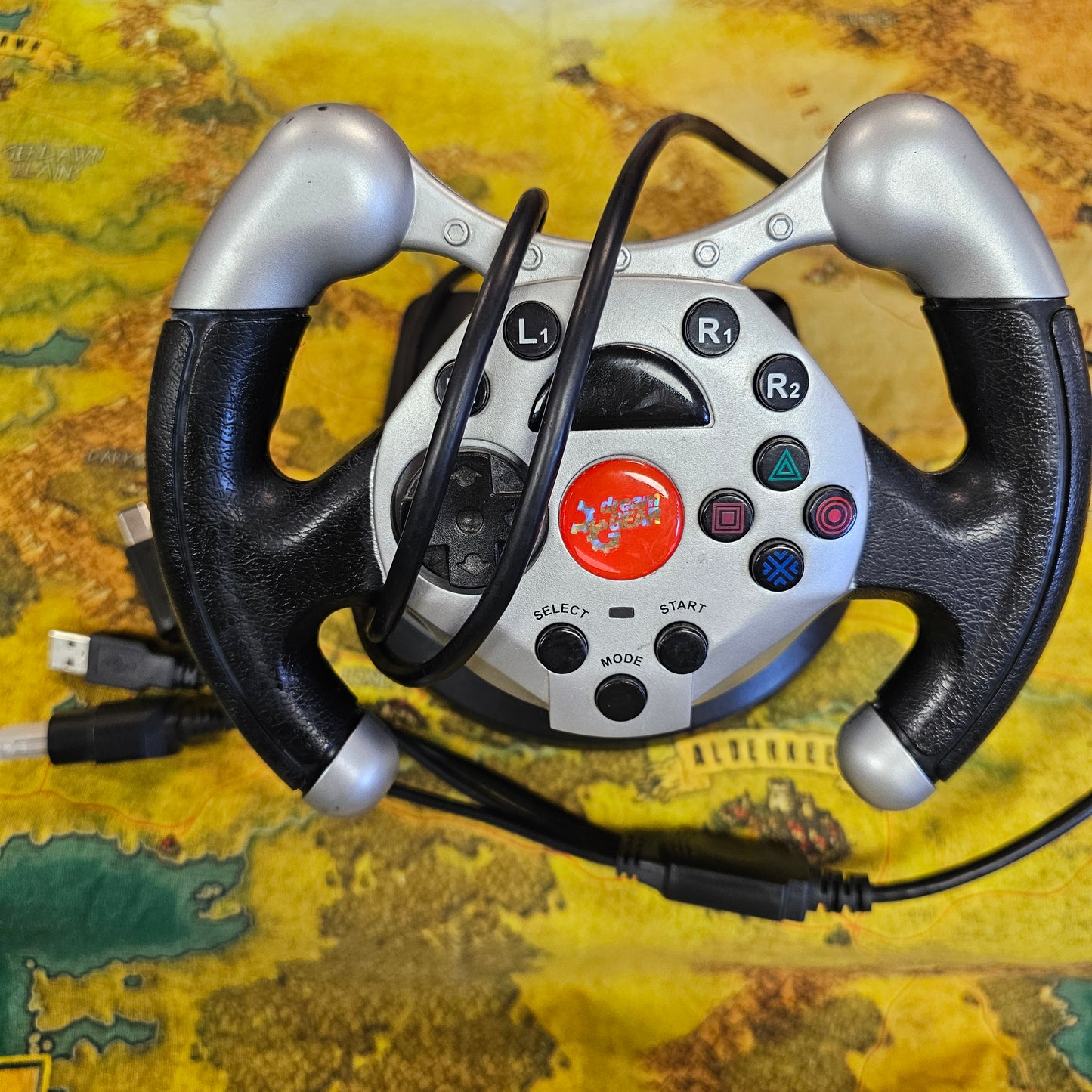 121: Mini Racing Wheel Multiout NGC, OG Xbox, PS2, USB