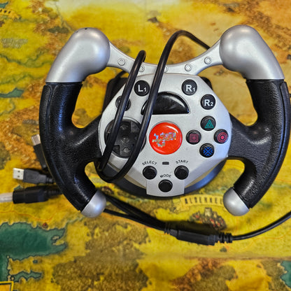 121: Mini Racing Wheel Multiout NGC, OG Xbox, PS2, USB