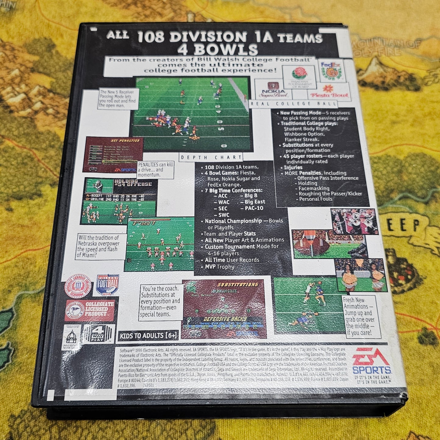 031: College Football USA 96 - Sega Genesis