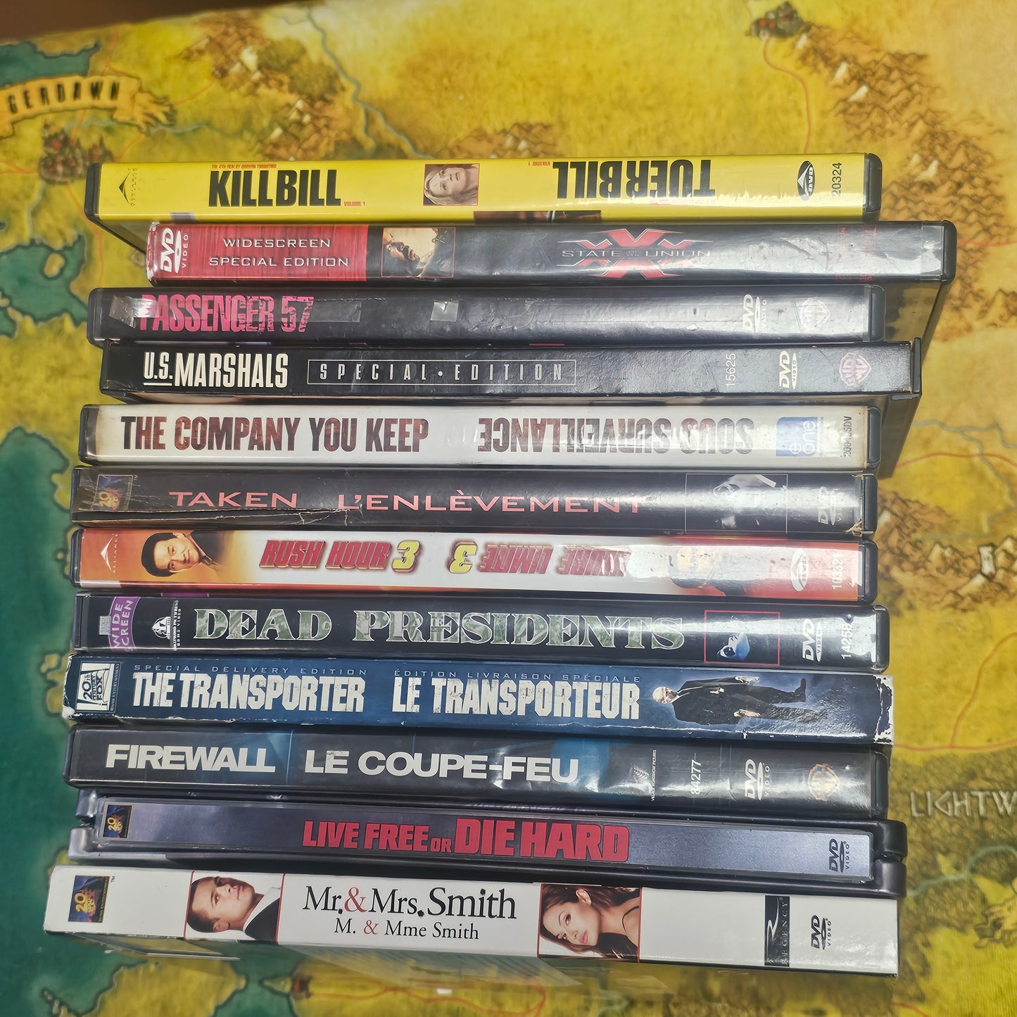 058: Action Movies x 12 (DVDs)