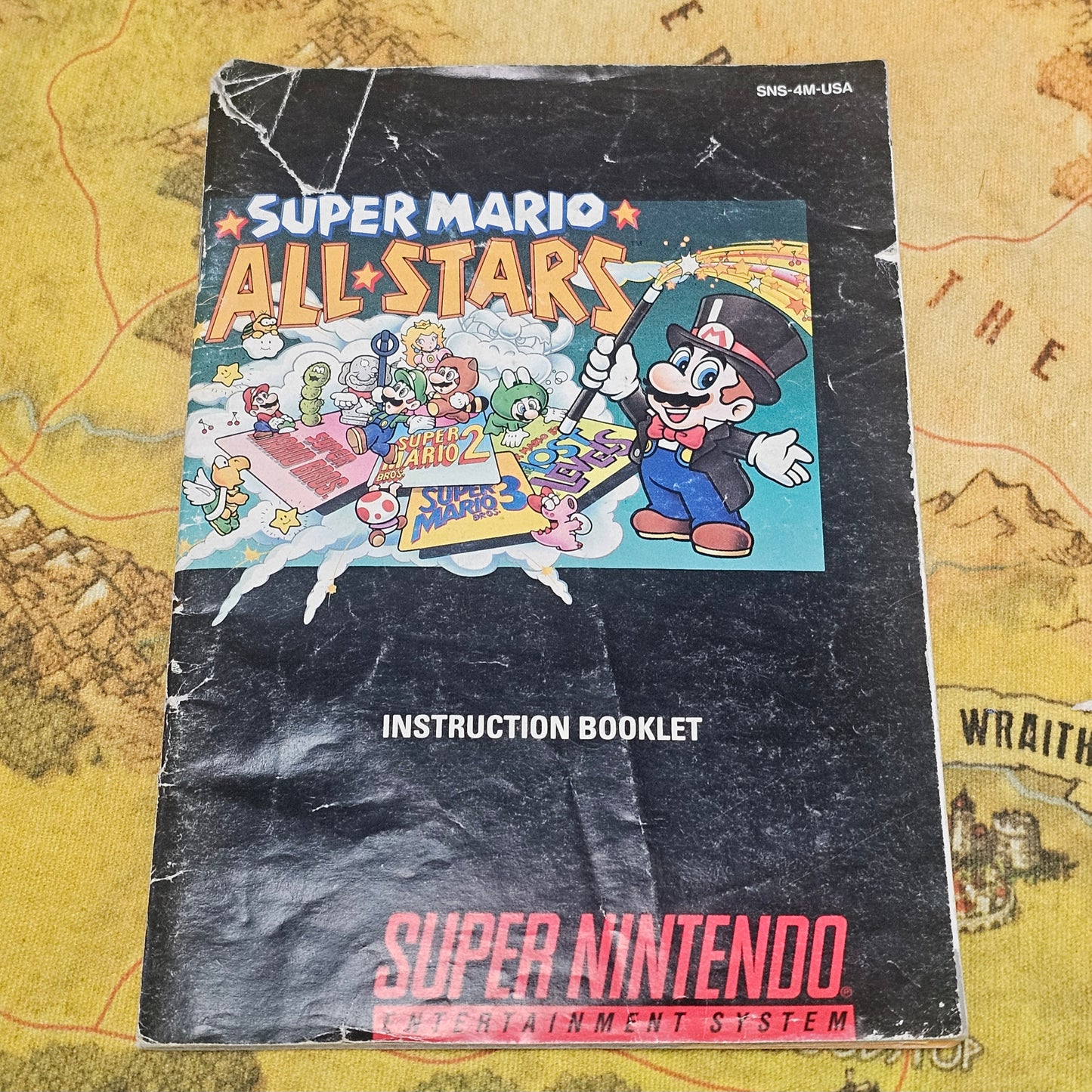 074: MANUAL: Super Mario All Stars - SNES
