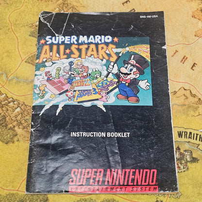 074: MANUAL: Super Mario All Stars - SNES