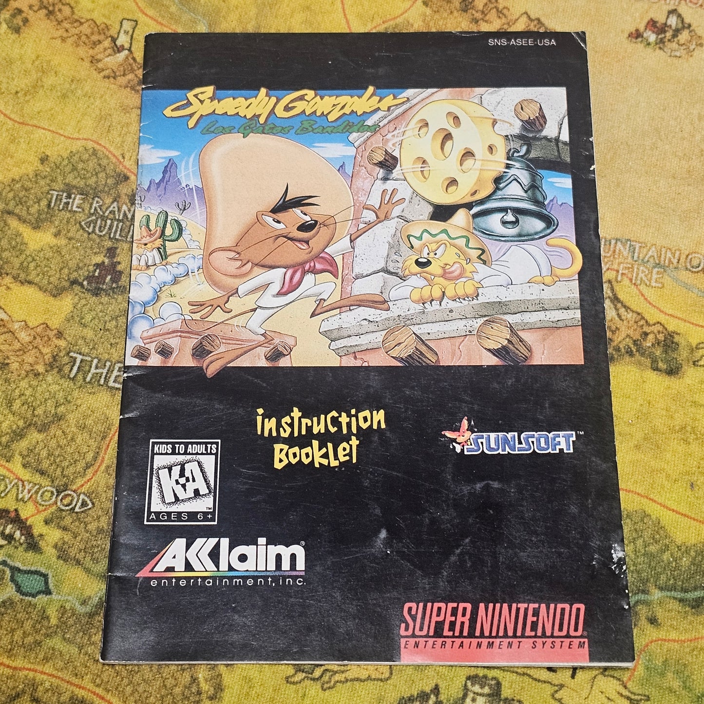 070: MANUAL: game Speedy Gonzales: Los Gatos Bandidos - SNES