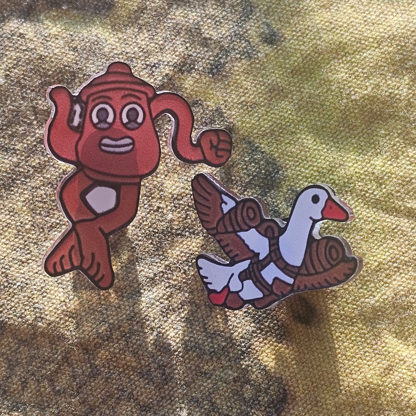 096: Brain Rot Acrylic Pins Lot 1