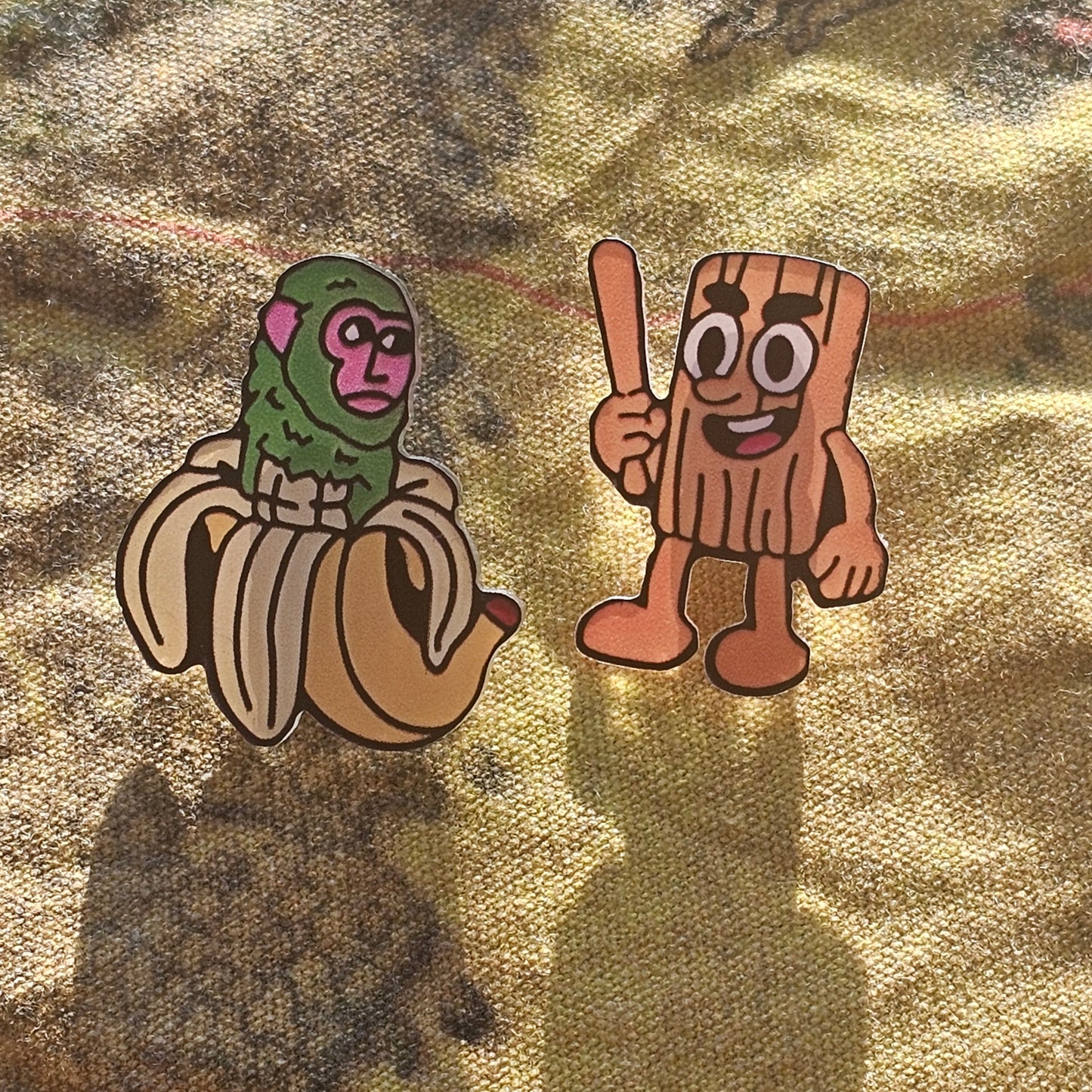 097: Brain Rot Acrylic Pins Lot 2