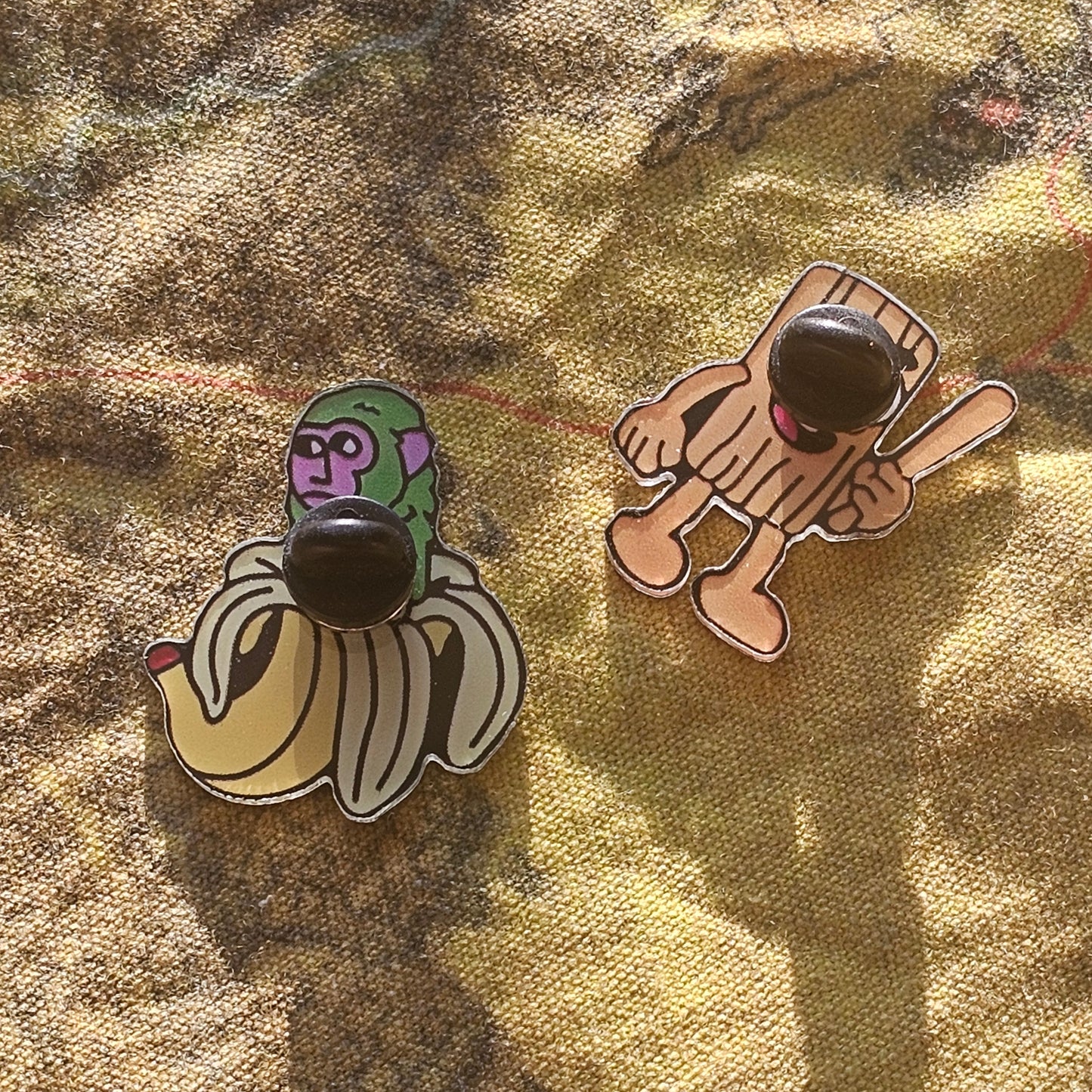 097: Brain Rot Acrylic Pins Lot 2