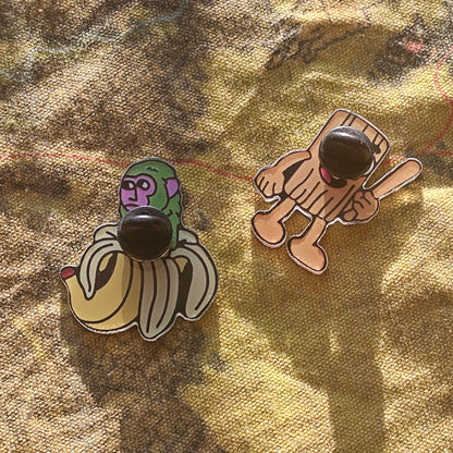 097: Brain Rot Acrylic Pins Lot 2