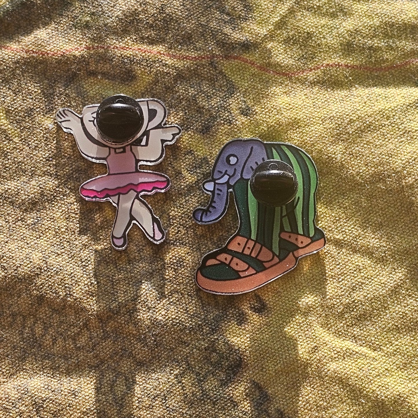 098: Brain Rot Acrylic Pins Lot 3
