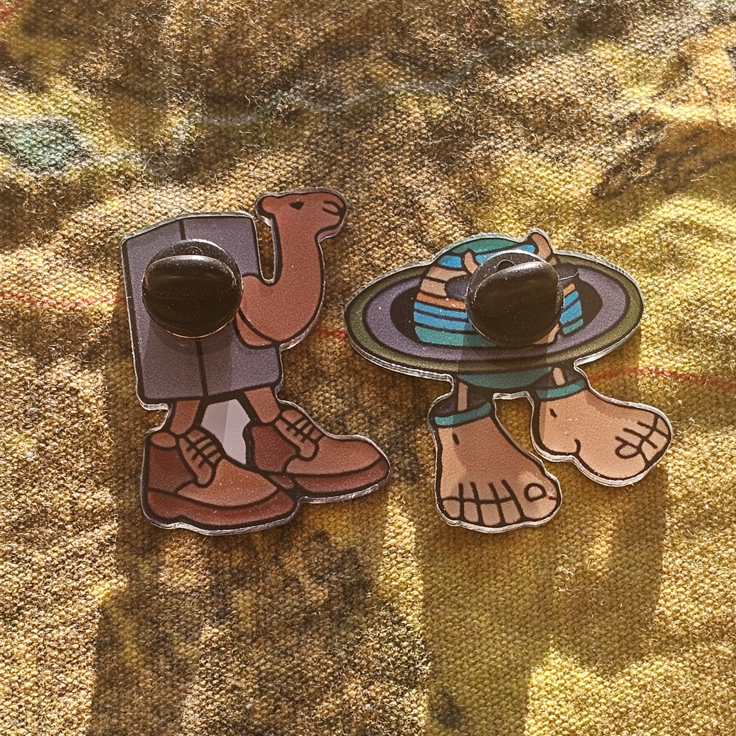 101: Brain Rot Acrylic Pins Lot 6