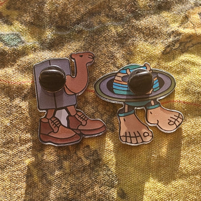 101: Brain Rot Acrylic Pins Lot 6