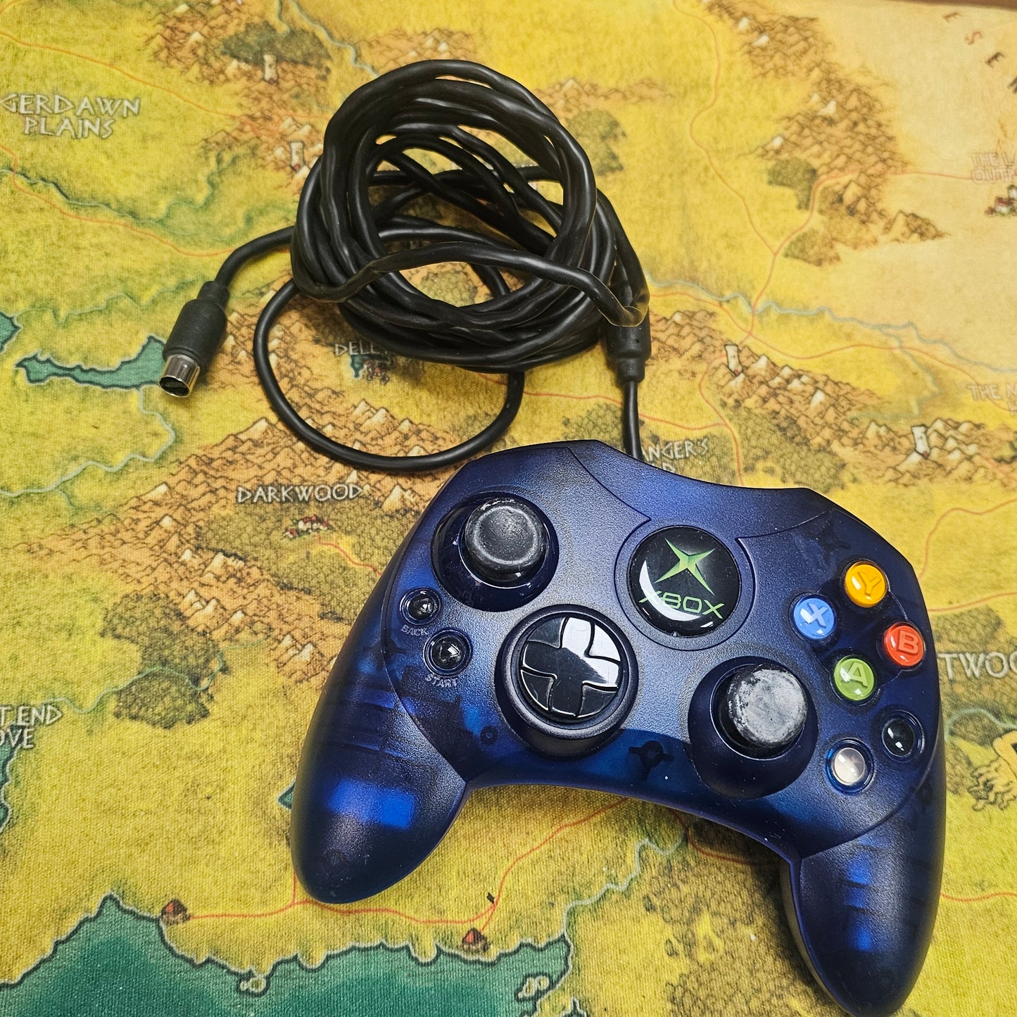 133: Transparent Blue XBox Controller