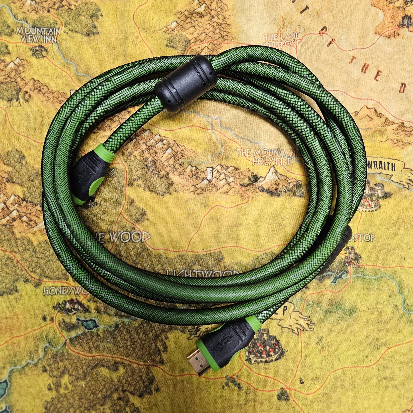 121: Green HDMI Cable