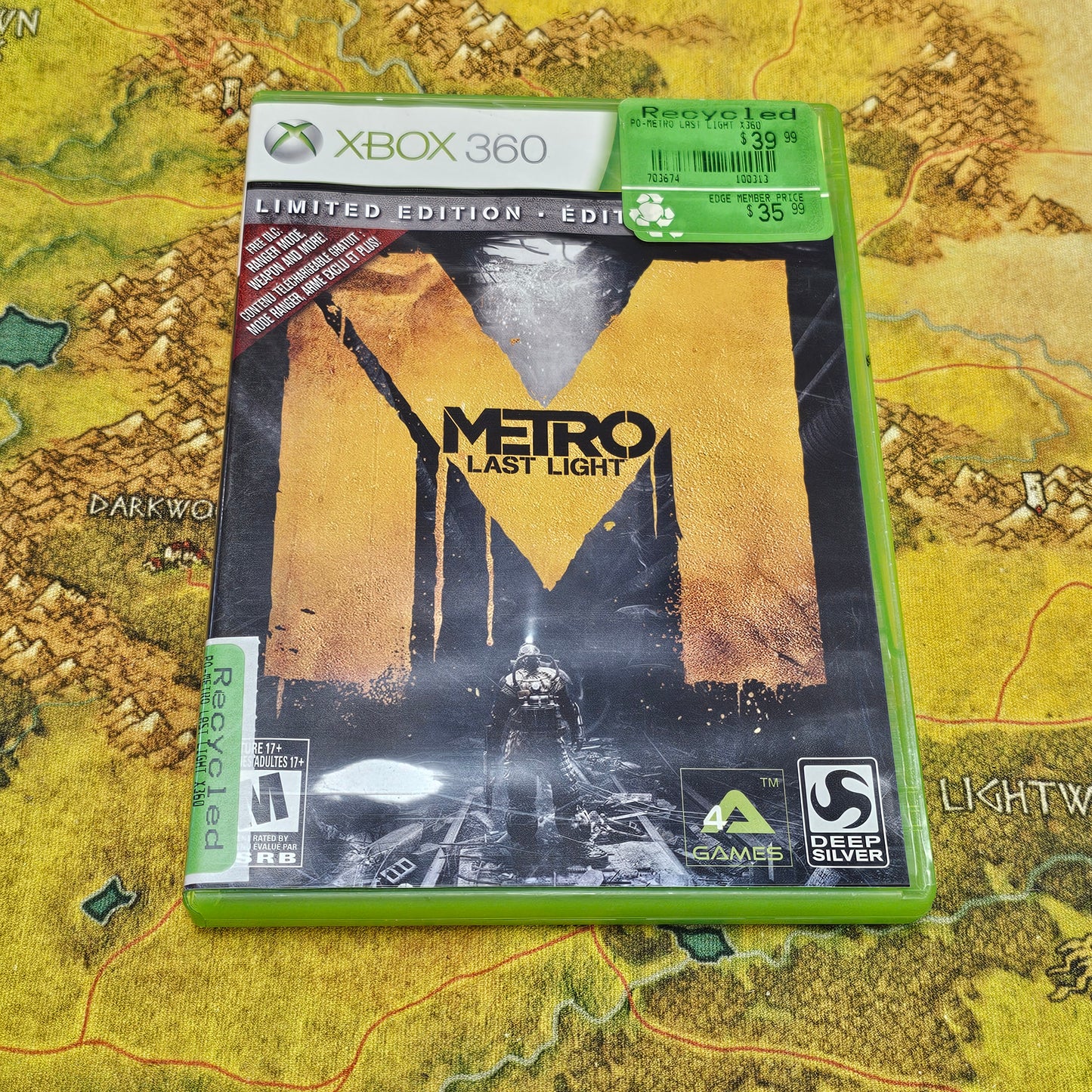 001: Metro Last Light - XBox 360