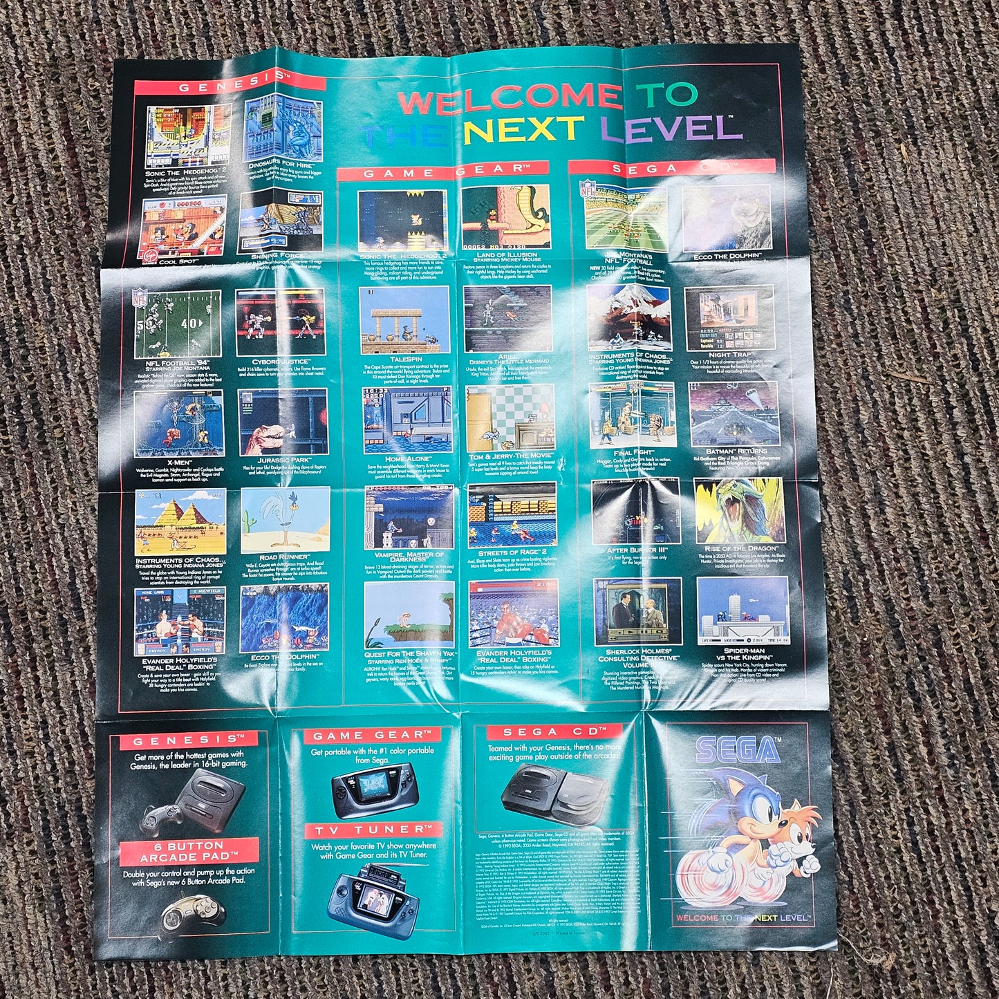 025: Sega Games/ Jurassic Park Poster