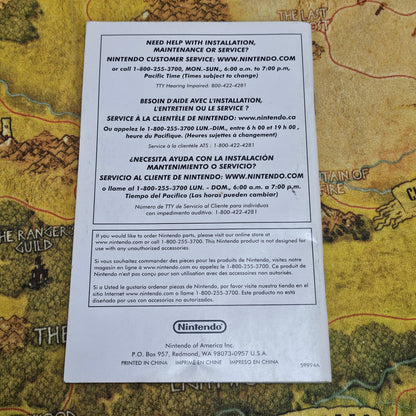 016: DS Lite Instruction Booklet