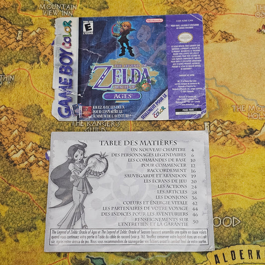 004: MANUAL: The Legend of Zelda: Oracle of Ages - Game Boy Color