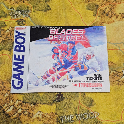 002: MANUAL: Blades of Steel - Game Boy