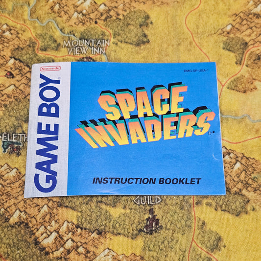 001: MANUAL: Space Invaders - Game Boy