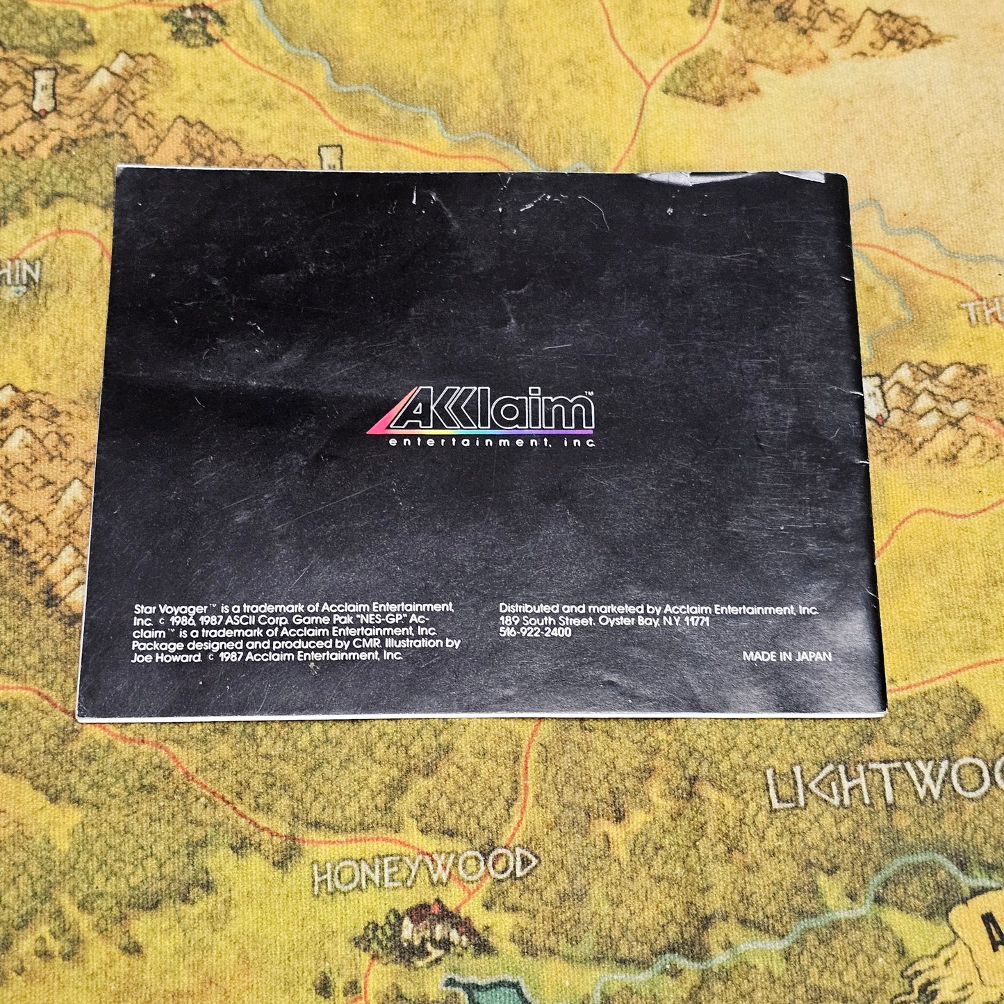 007: MANUAL: Star Voyager Game Pak Instructions - NES