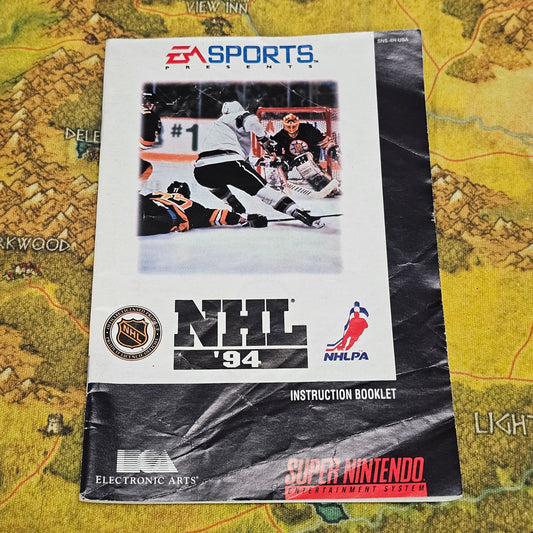 011: MANUAL: NHL 94 - SNES