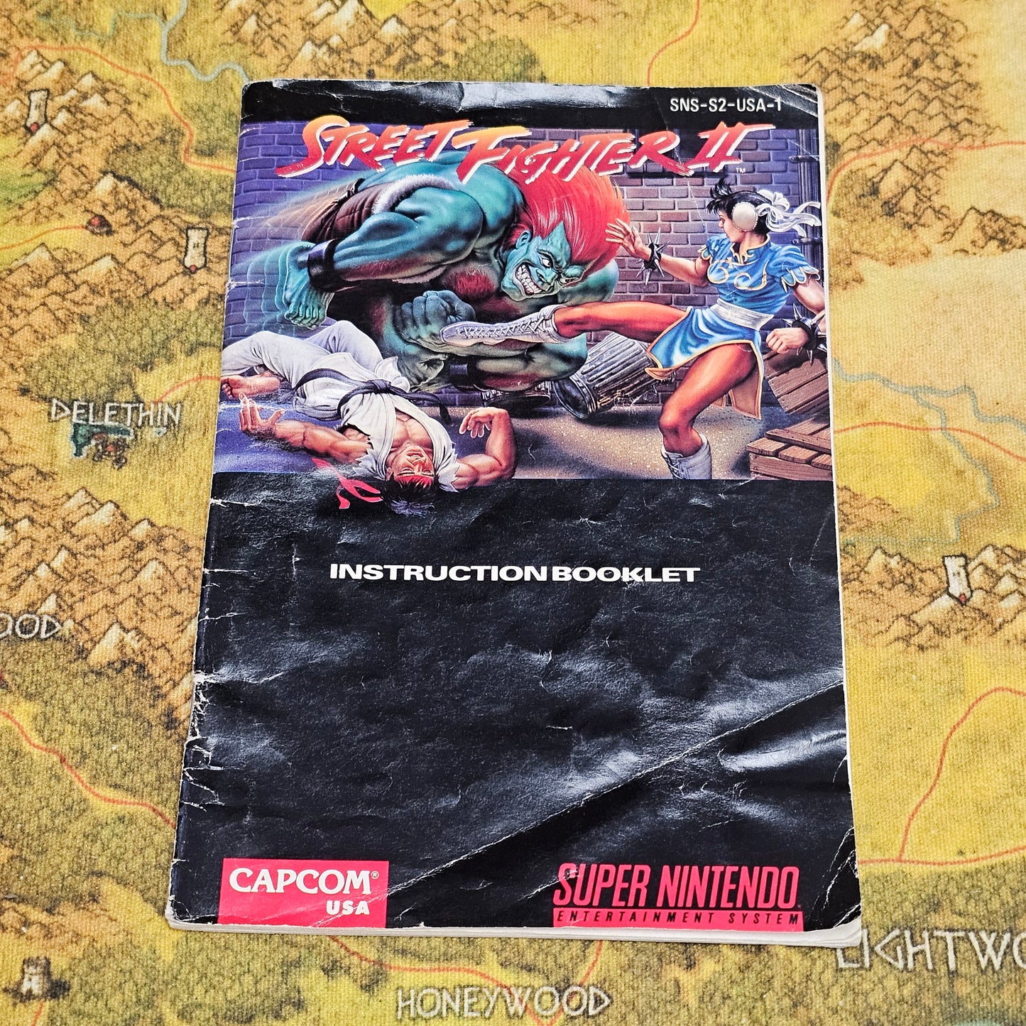 012: MANUAL: Street Fighter II - SNES