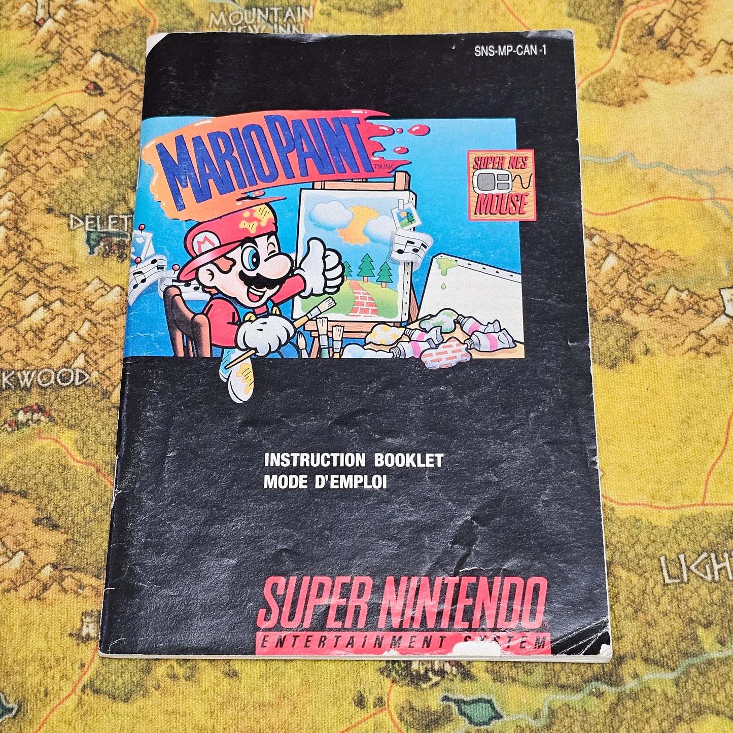 013: MANUAL: Mario Paint - SNES