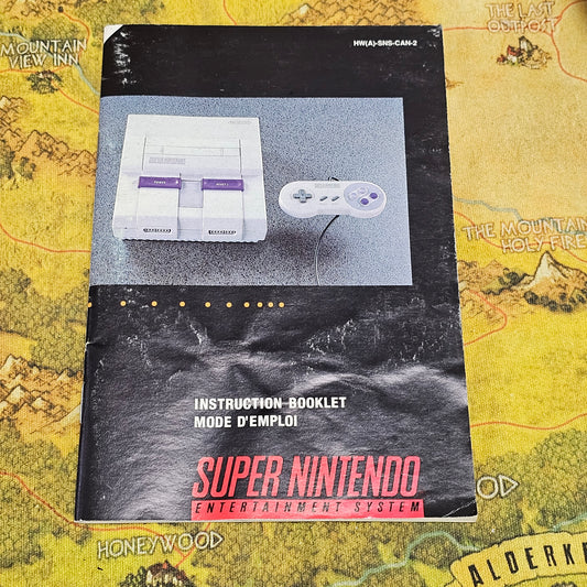015: SNES Instruction Booklet