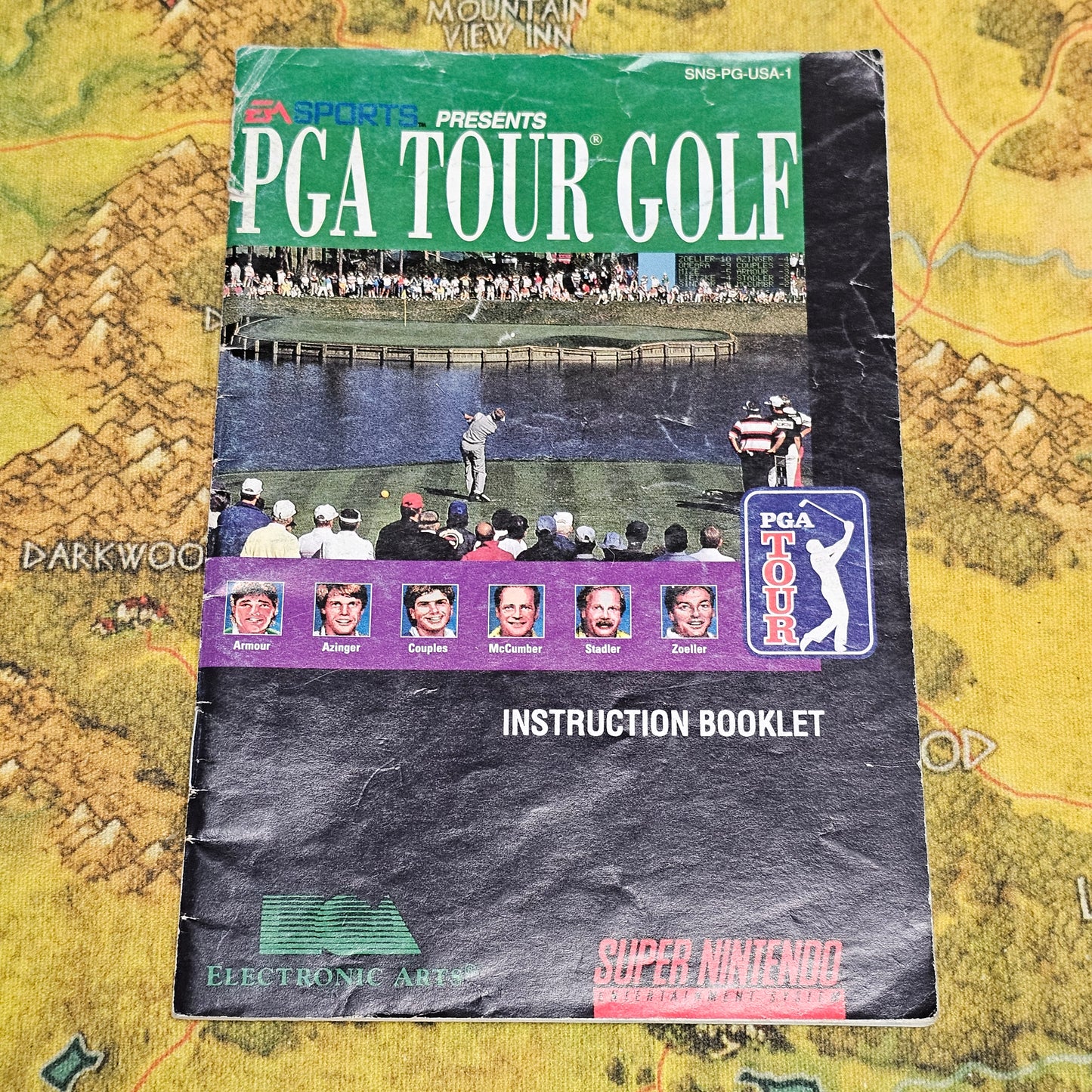 014: MANUAL: PGA Tour Golf - SNES