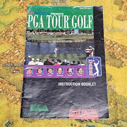 014: MANUAL: PGA Tour Golf - SNES