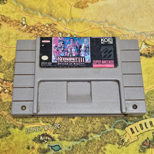 077: Romance of the Three Kingdoms III: Dragon of Destiny - SNES