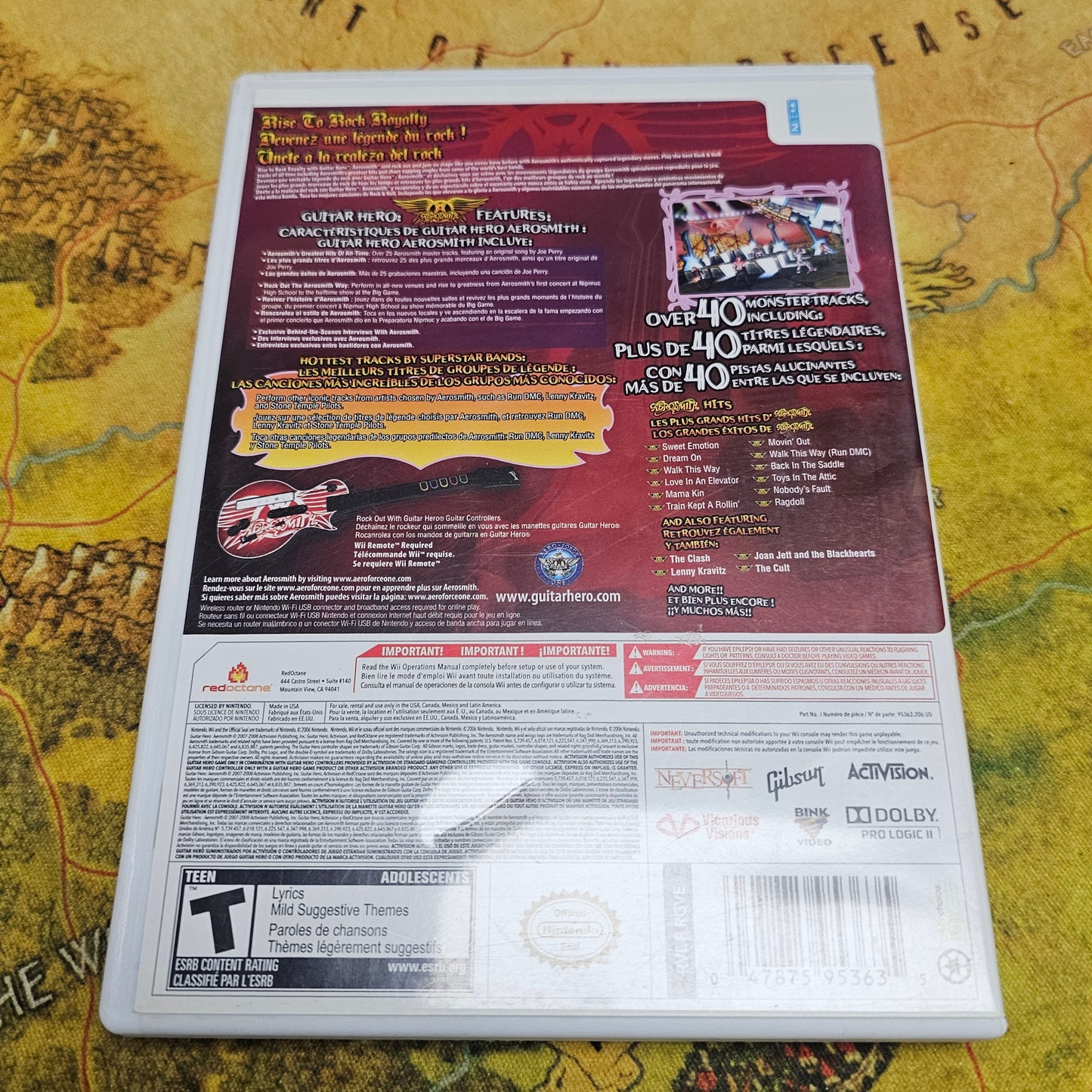 114: Guitar Hero: Aerosmith - Wii