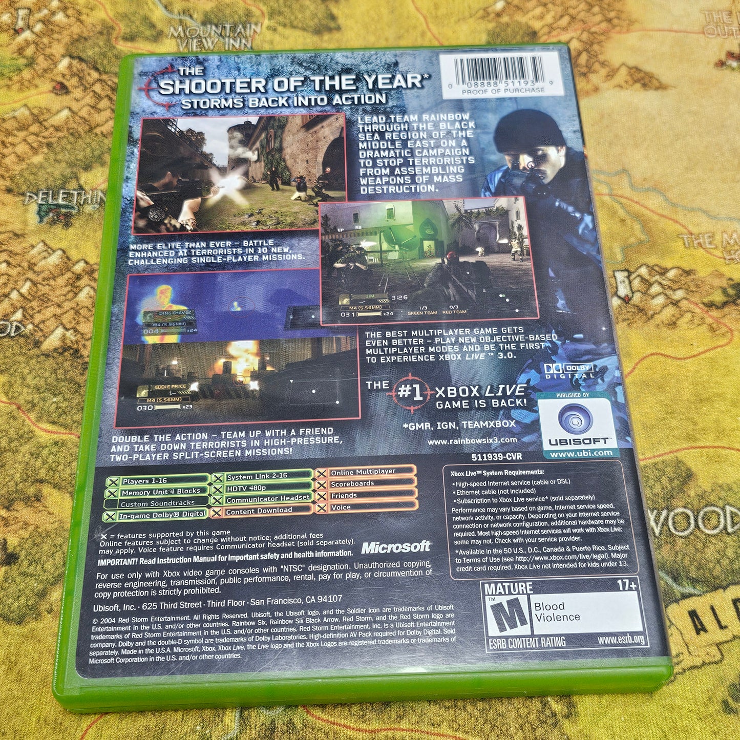 090: Rainbow Six 3: Black Arrow - XBox
