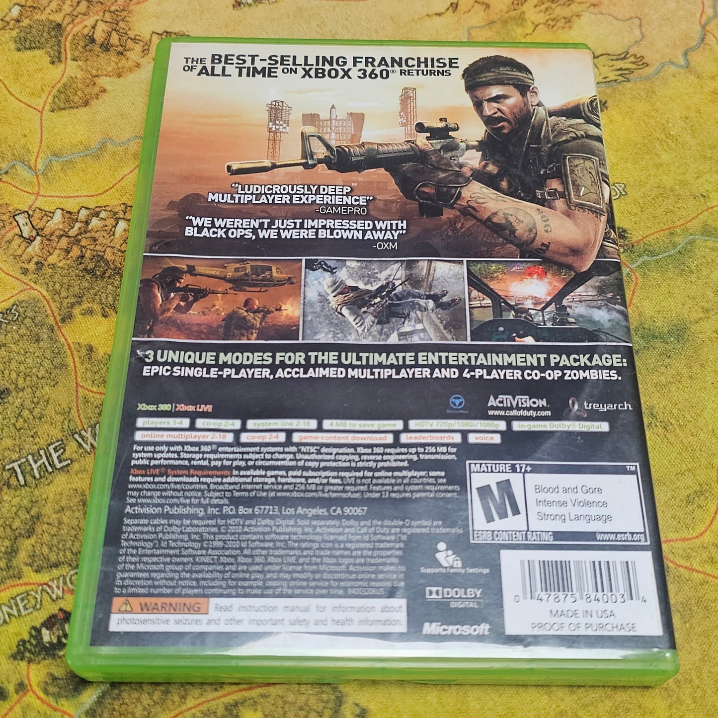 149: Call of Duty: Black Ops - XBox 360