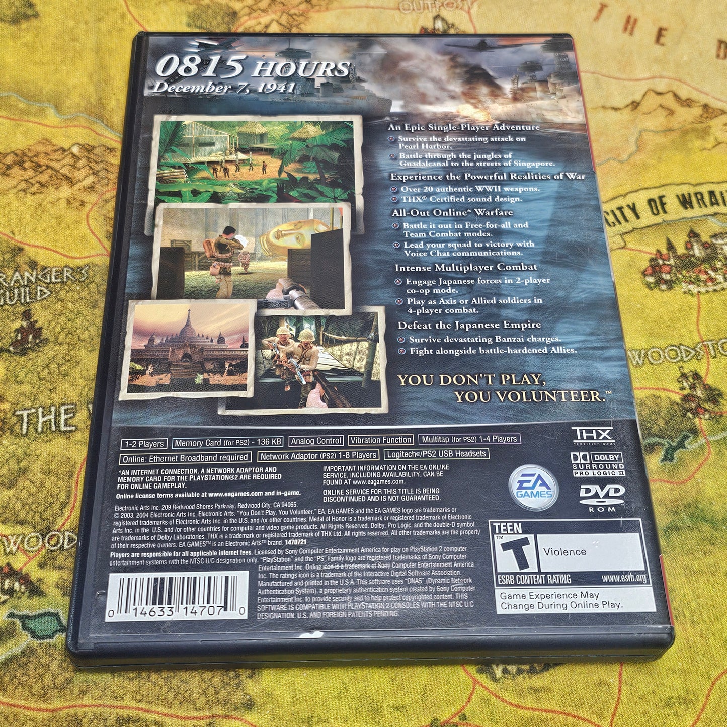 102: Medal of Honor: Rising Sun - PS2