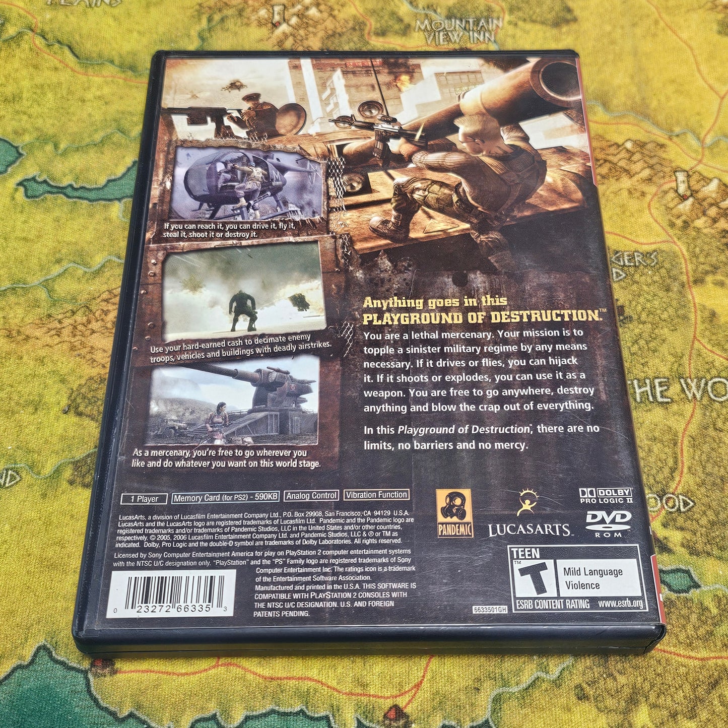 101: Mercenaries: Playground of Destruction - PS2