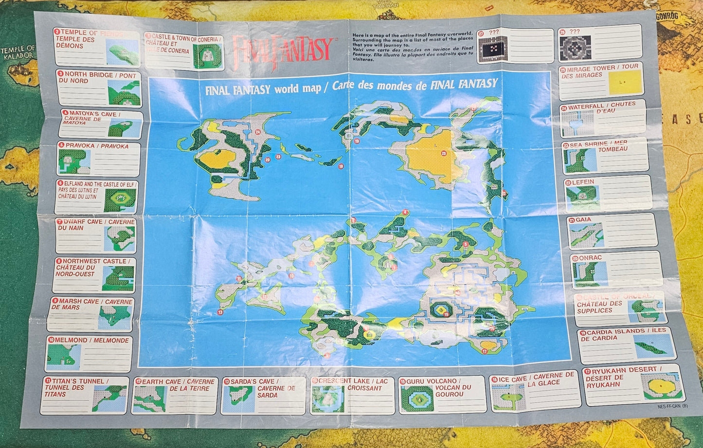 045: Final Fantasy World Map