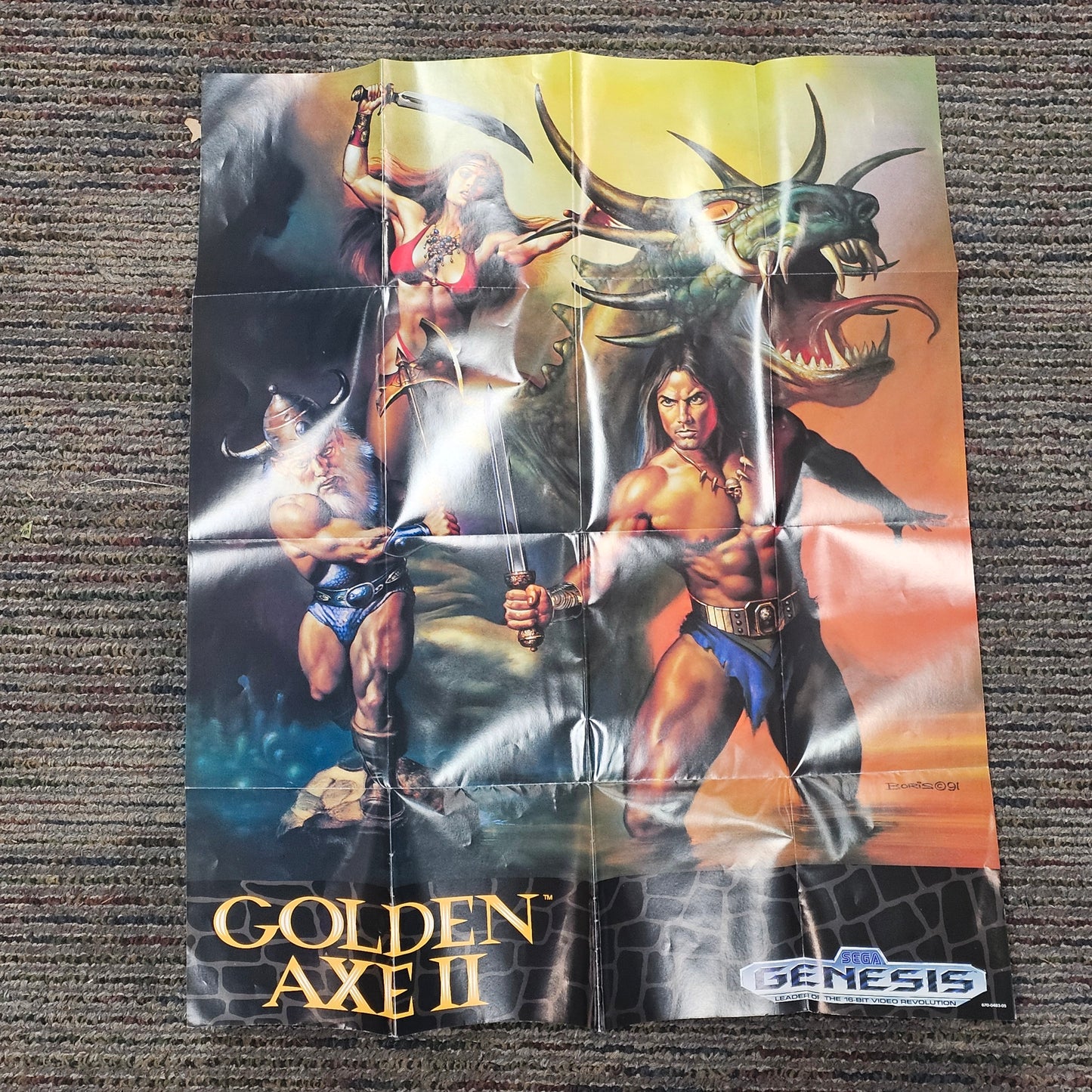 047: Golden Axe II Poster