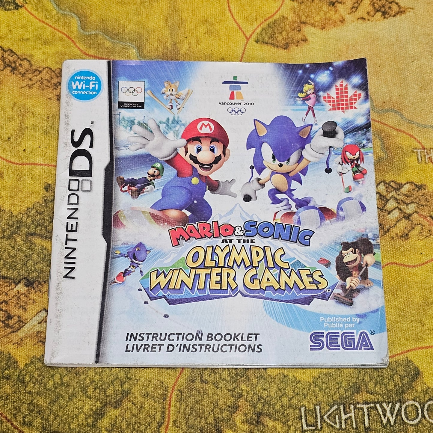 034: MANUAL:  Mario & Sonic at the Olympic Winter Games - DS