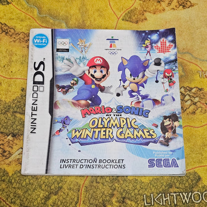 034: MANUAL:  Mario & Sonic at the Olympic Winter Games - DS