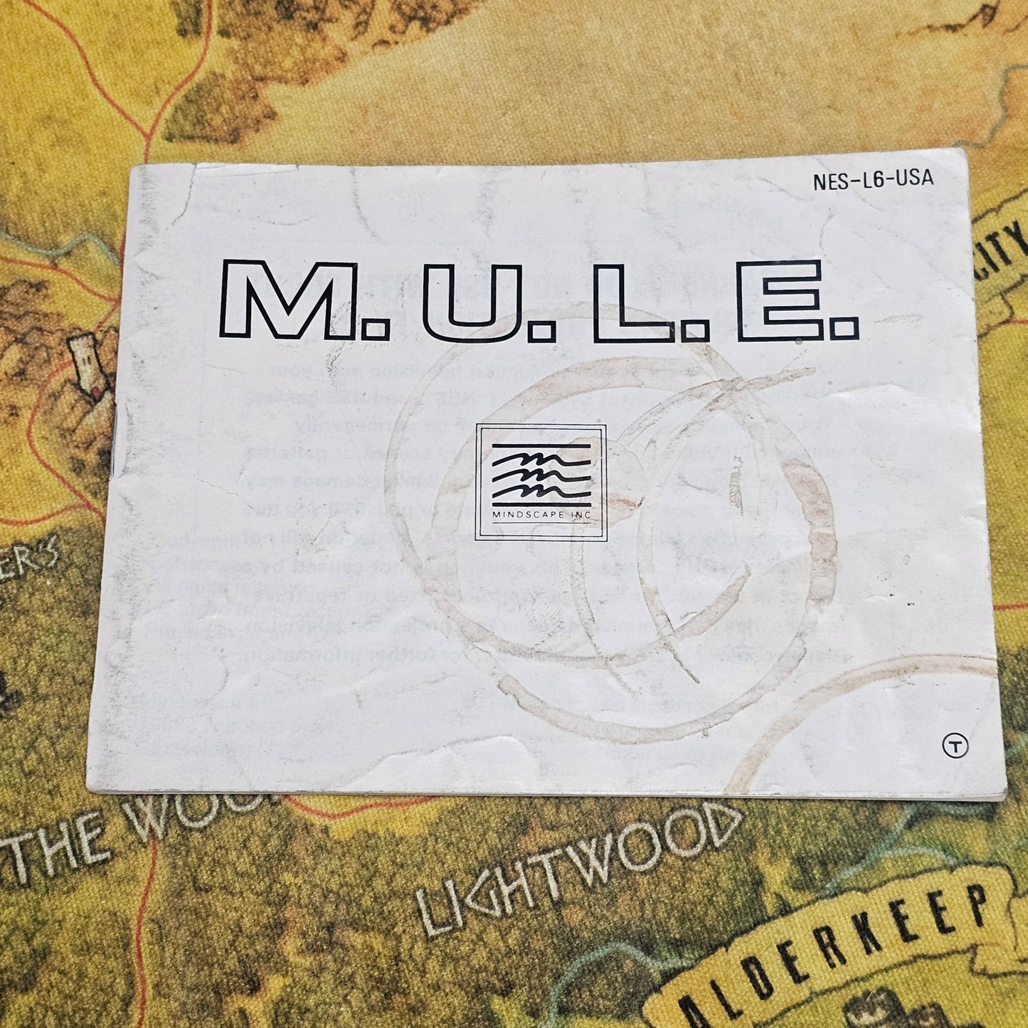 037: MANUAL: M.U.L.E. - NES