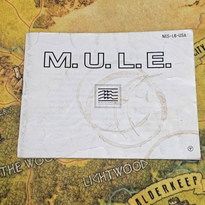 037: MANUAL: M.U.L.E. - NES